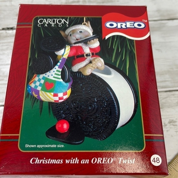 OREO CHRISTMAS ORNAMENT “Christmas with an OREO twist” 2000 vintage - Picture 7 of 8